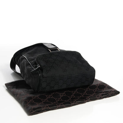 Gucci Monogram Flap Backpack Black 4 of 9