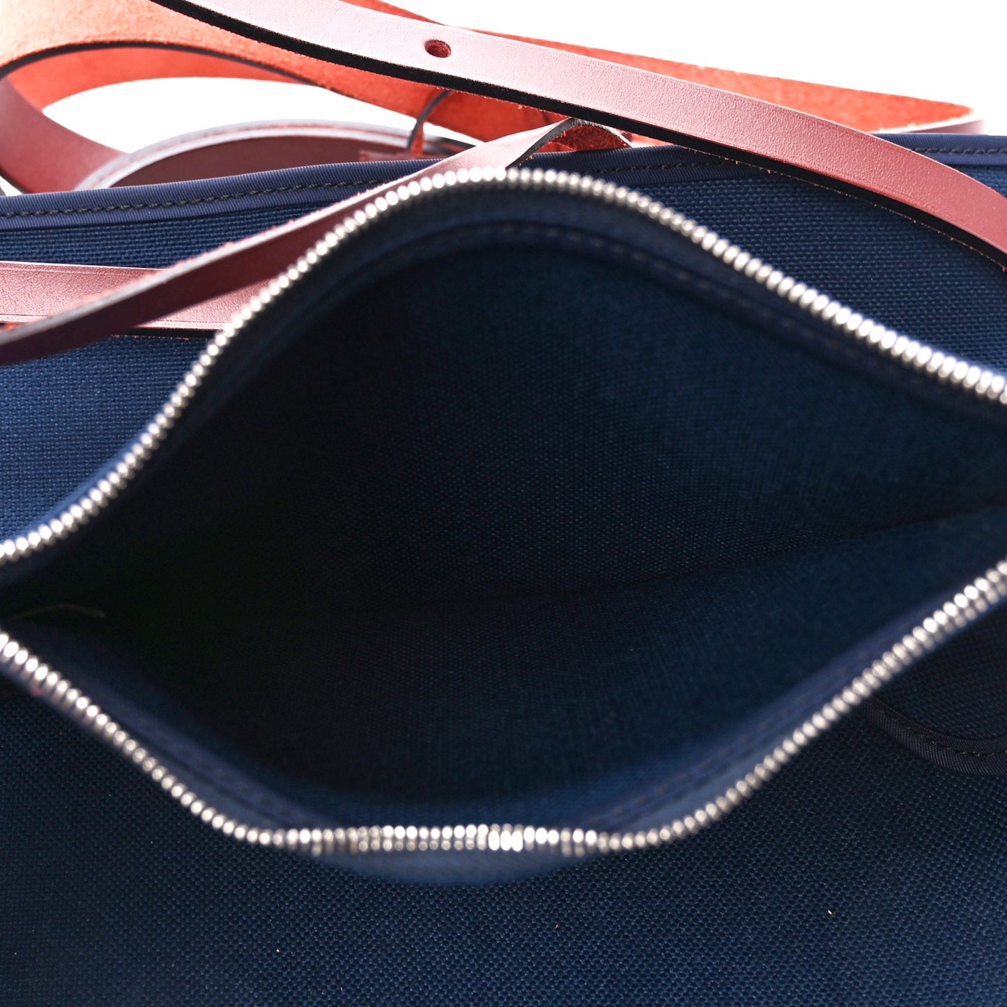 Toile Vache Hunter Herbag Zip 39 MM Bleu Marine Rouge H