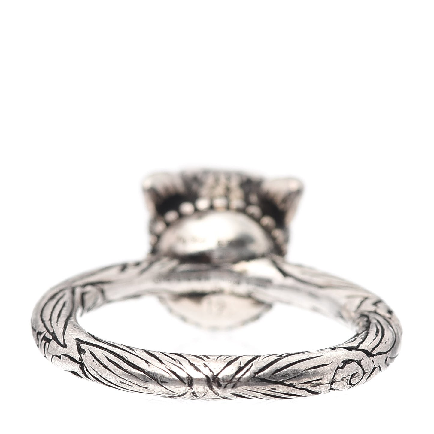 Sterling Silver Anger Forest Wolf Head Ring 59 8.75