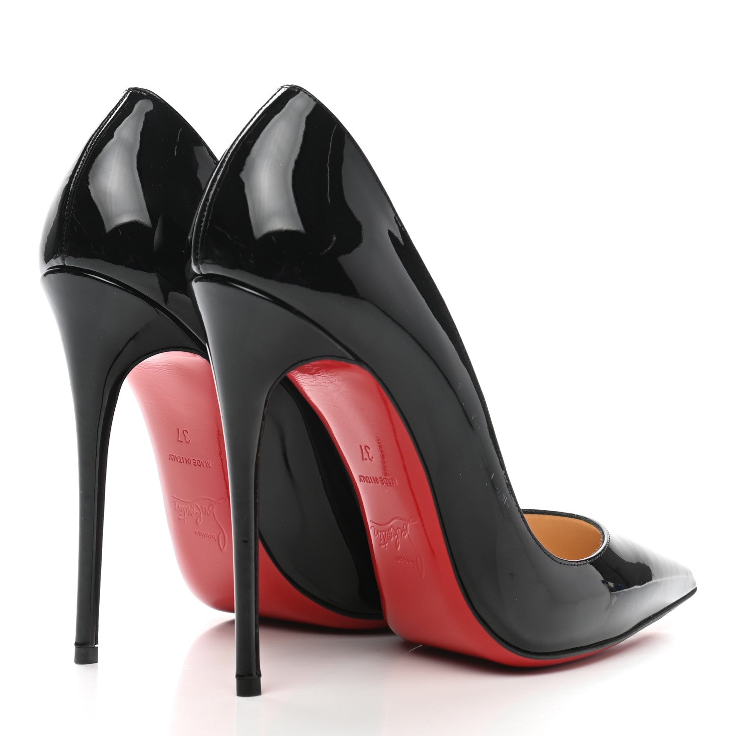 Christian Louboutin Patent So Kate 120 Pumps 37 Black 4 of 10