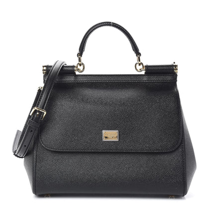 Dolce & Gabbana Dauphine Medium Miss Sicily Satchel Black 1 of 10