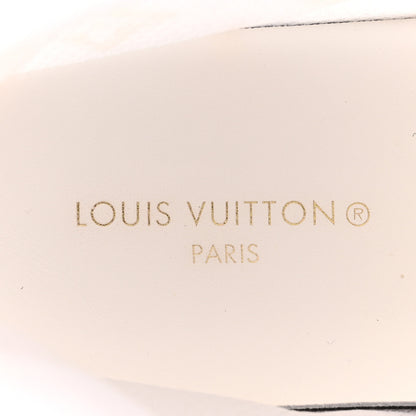 Louis Vuitton Iridescent Technical Mesh Monogram LV Squad Sneaker Boots 38.5 Rose Clair 8 of 12