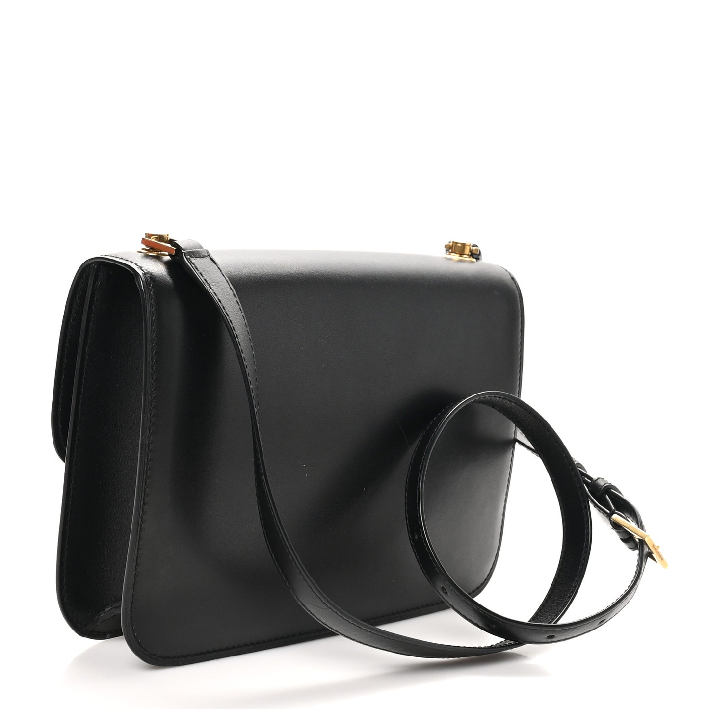 Smooth Calfskin Carre Satchel Black