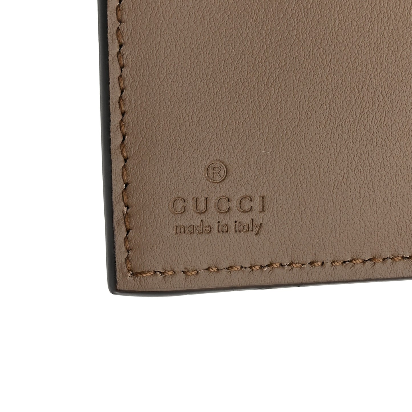 GG Supreme Monogram Dionysus Card Case Wallet Beige Taupe
