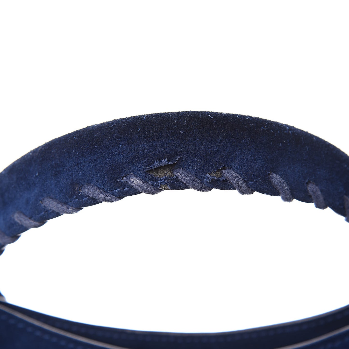Baby Daim Suede Classic Gold Hardware City Bleu Pacifique