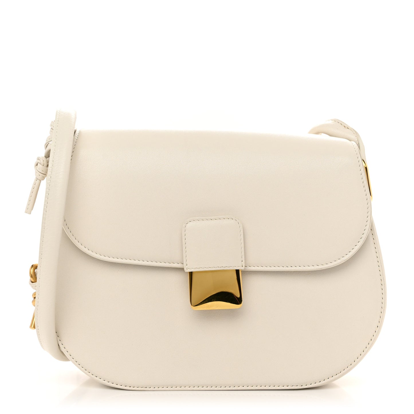 Calfskin Small Desiree Crossbody Bag Chalk