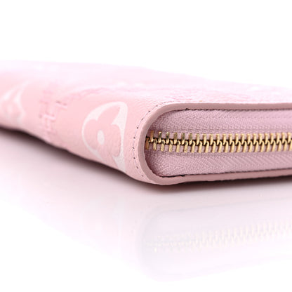 Louis Vuitton Empreinte Monogram Giant Broderies Zippy Wallet Pink Creme 8 of 8