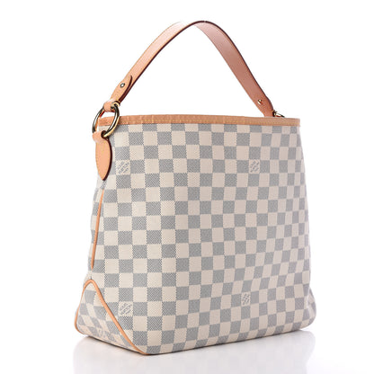 Louis Vuitton Damier Azur Delightful PM Pink 3 of 9