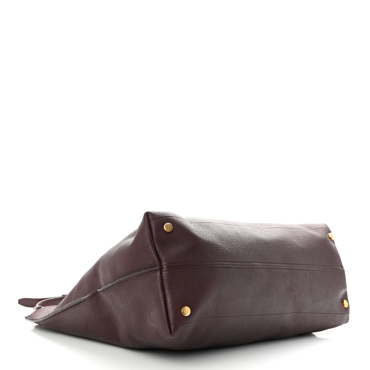 Tom Ford Grained Calfskin Alix Padlock Zip Tote Burgundy 4 of 12