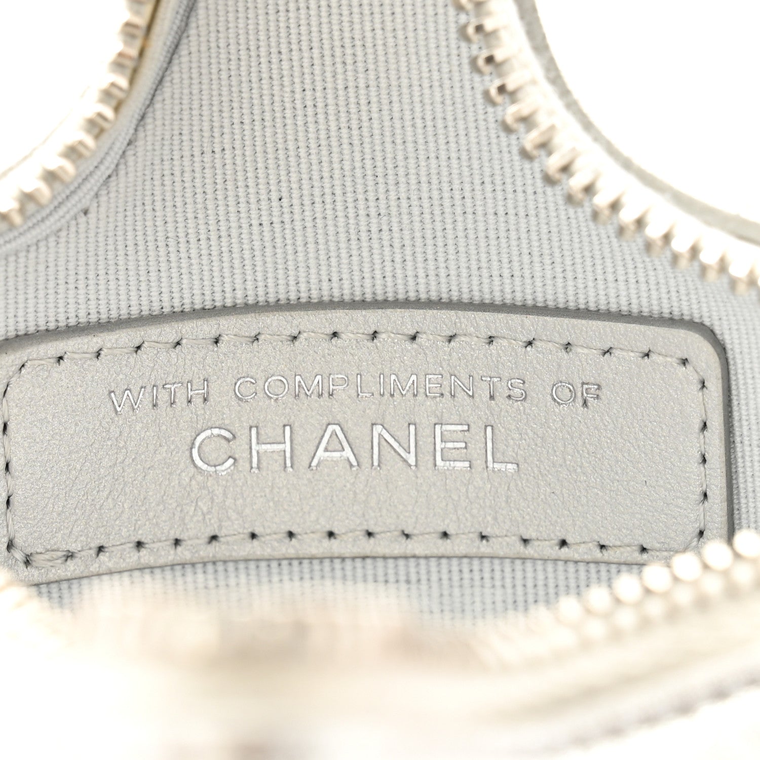 Chanel Metallic Lambskin Walk Of Fame Star Clip On Coin Purse Silver 8 of 9