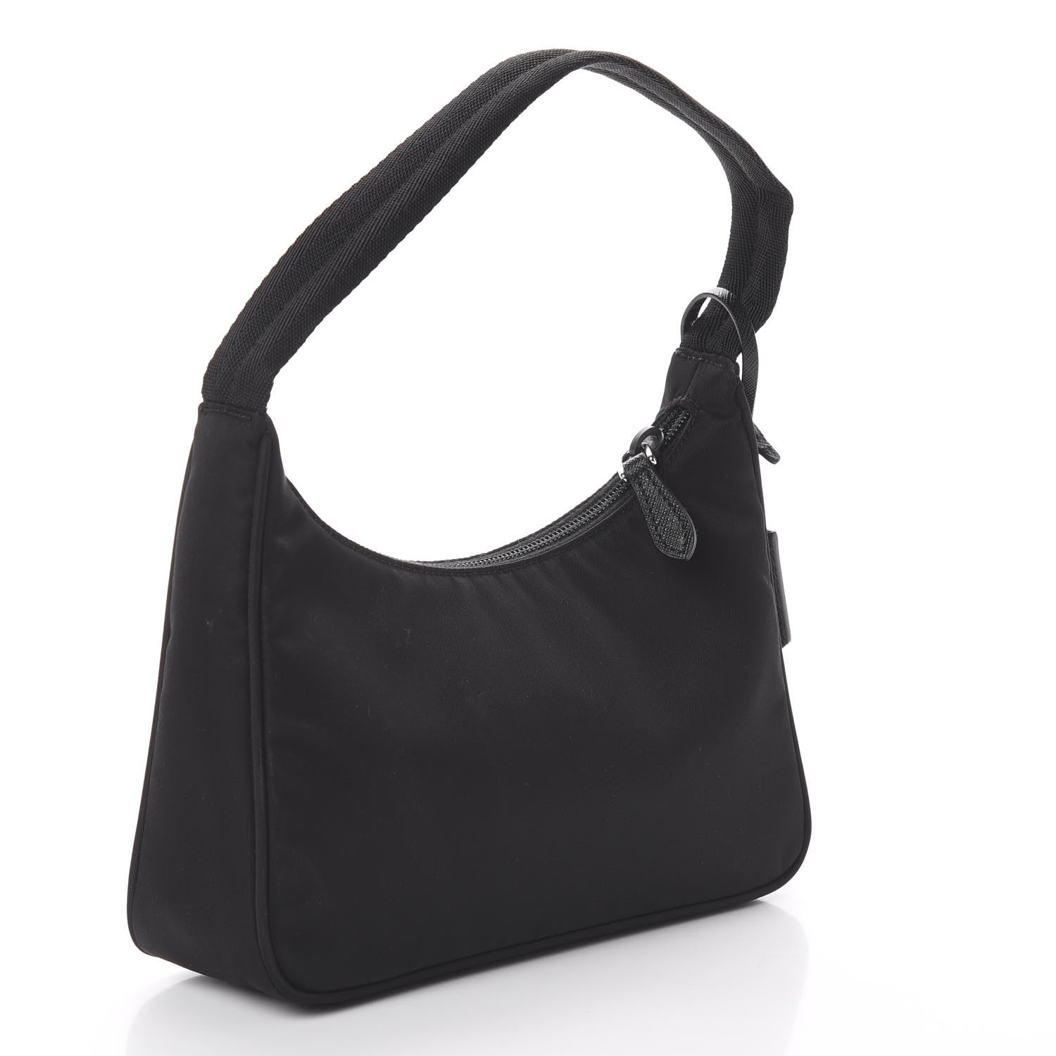 Prada Tessuto Nylon Mini Re-Edition 2000 Bag Black 2 of 7