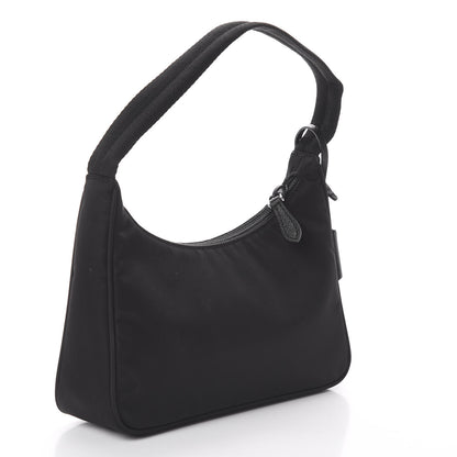Prada Tessuto Nylon Mini Re-Edition 2000 Bag Black 2 of 7