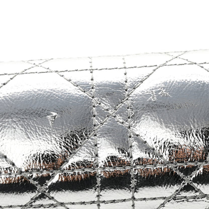 Christian Dior Metallic Calfskin Cannage Medium Caro Bag Argent 11 of 13