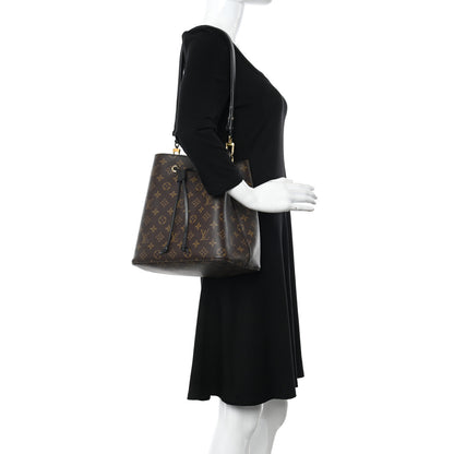 Louis Vuitton Monogram Neonoe MM Black 2 of 11