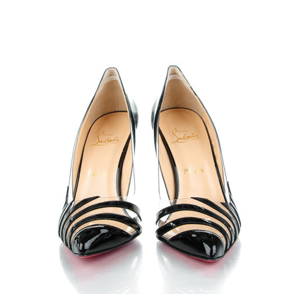 Christian Louboutin Patent PVC Pivichic 100 Pumps 39.5 Black 2 of 8