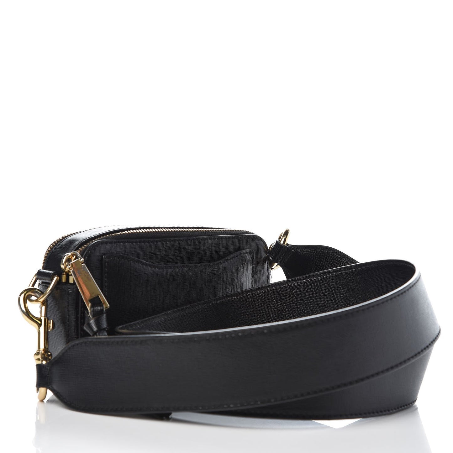 Saffiano Snapshot Camera Bag Black