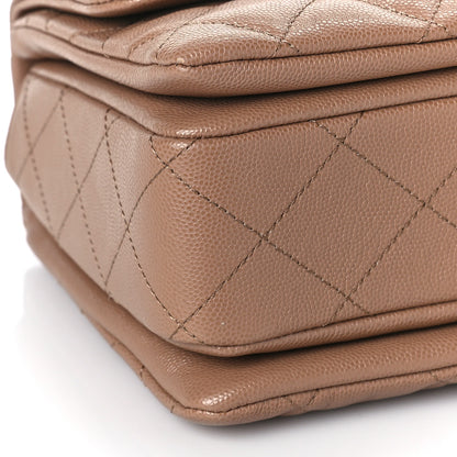 Chanel Caviar Quilted Coco First Flap Beige 8 of 9
