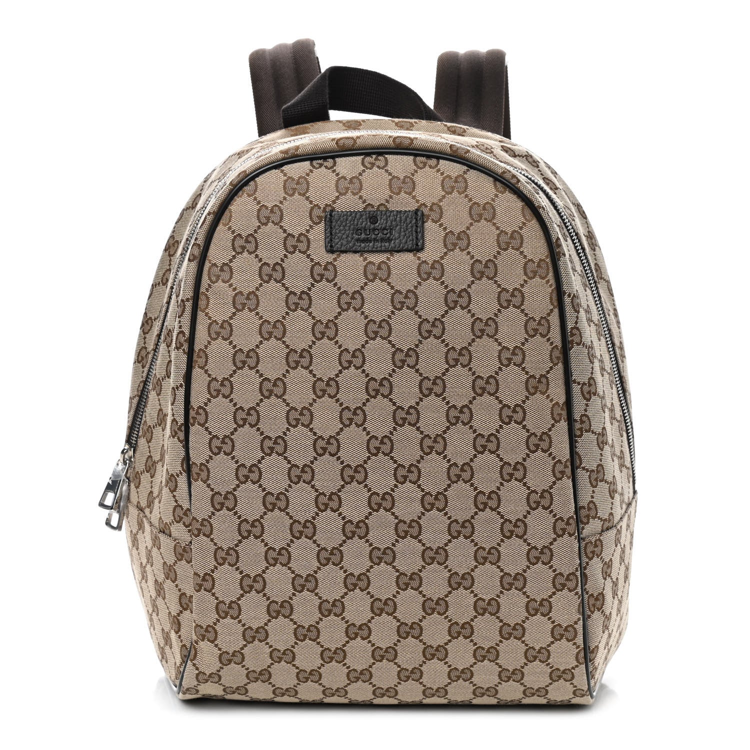 Gucci Monogram Travel Backpack Dark Brown 1 of 10