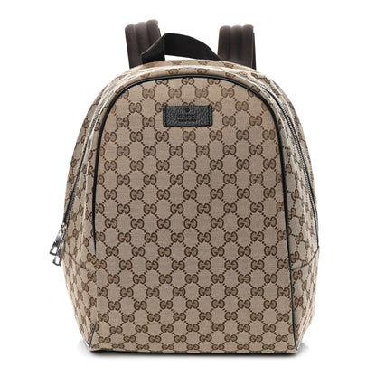Gucci Monogram Travel Backpack Dark Brown 1 of 10