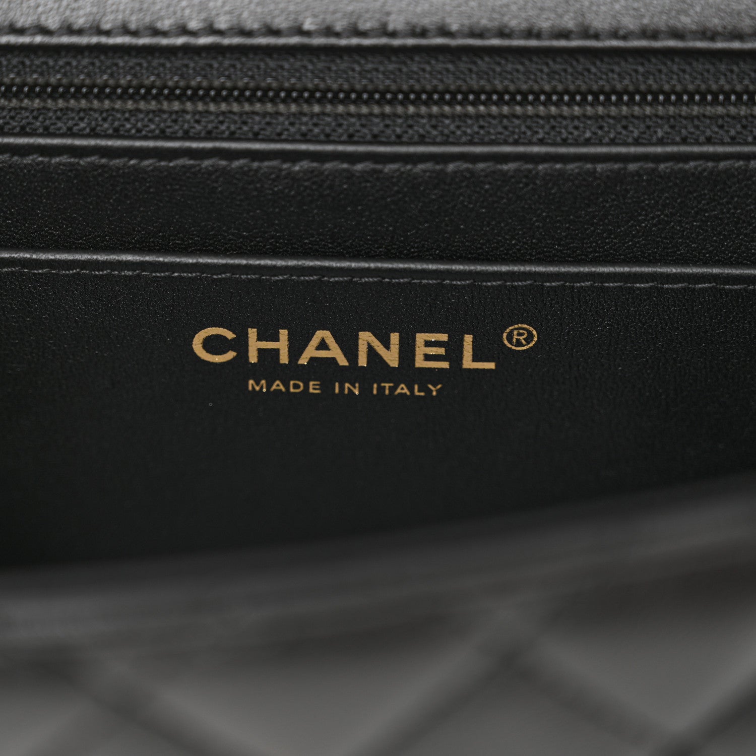 Chanel Lambskin Quilted Small Strass On Top Flap Bag Black 6 of 11