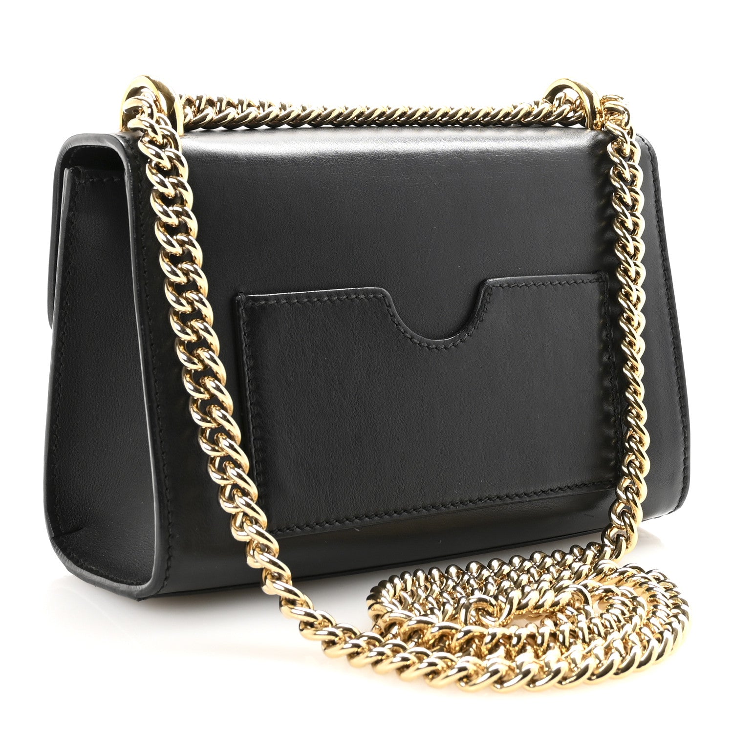 Gucci Calfskin Small Padlock Shoulder Bag Black 3 of 10