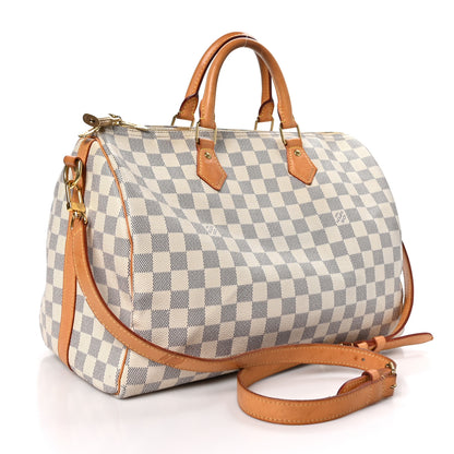 Louis Vuitton Damier Azur Speedy Bandouliere 35 3 of 14