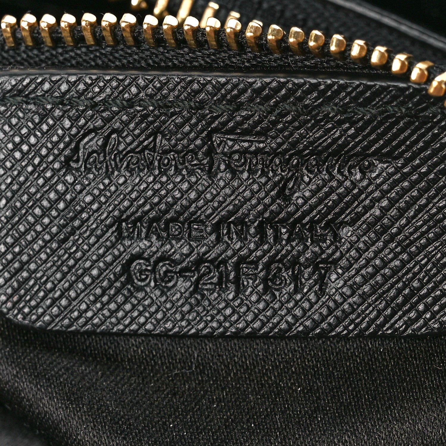 Salvatore Ferragamo Saffiano Small Beky Tote Black 9 of 13