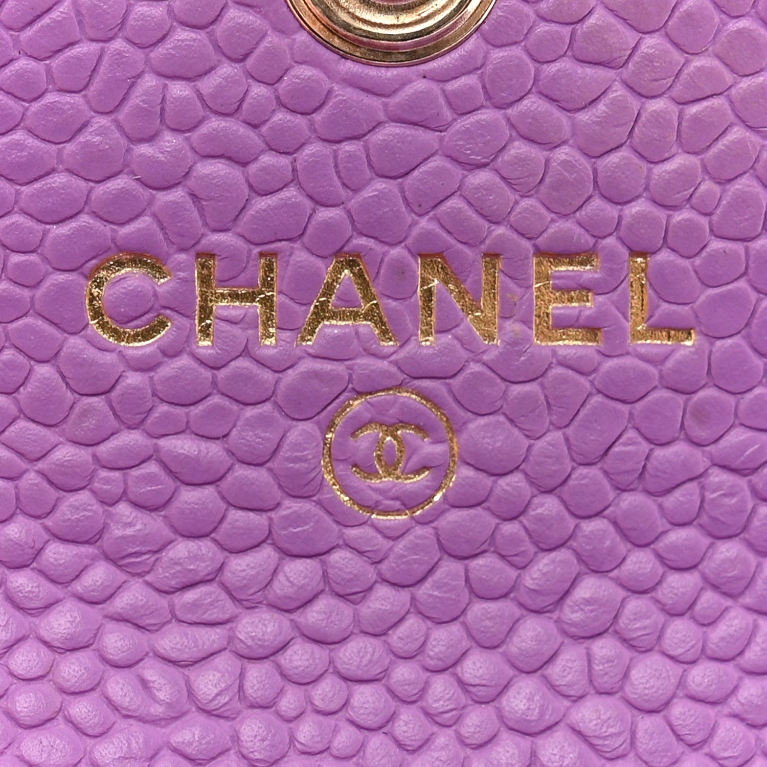 Chanel Caviar Quilted Boy Flap Card Holder Purple 6 of 9