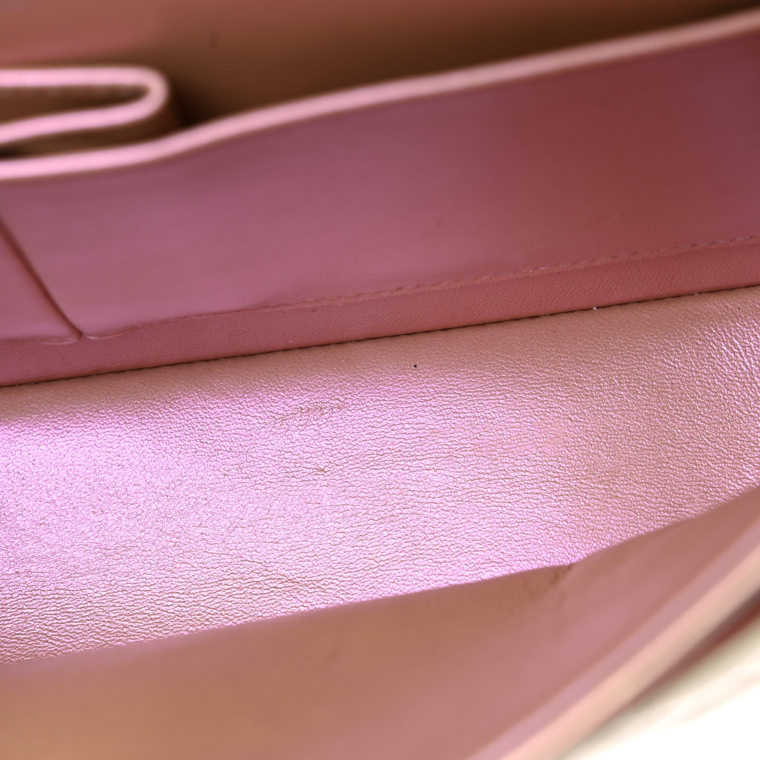 Chanel Iridescent Calfskin Quilted Medium Double Flap Pink 10 of 13