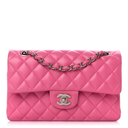 Chanel Lambskin Quilted Small Double Flap Pink 1 of 16