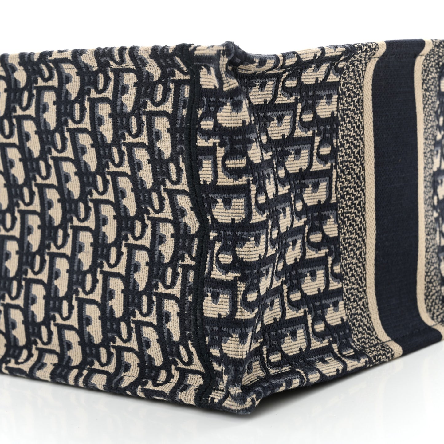 Oblique Medium Book Tote Blue Multicolor