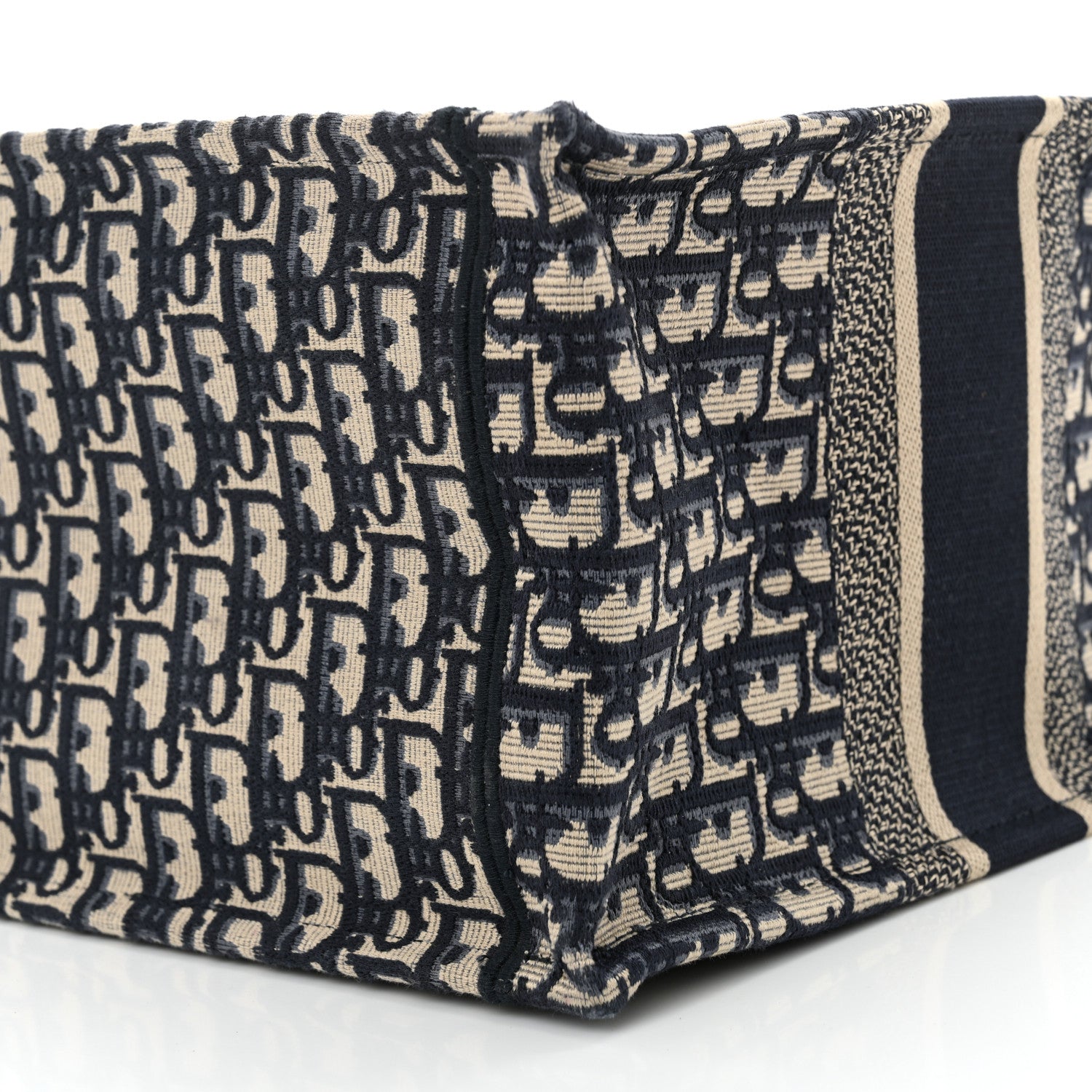 Christian Dior Oblique Medium Book Tote Blue Multicolor 10 of 11