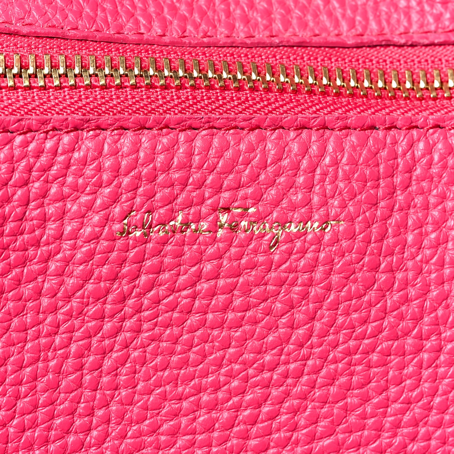 Salvatore Ferragamo Calfskin Mimi Tote Begonia 6 of 8