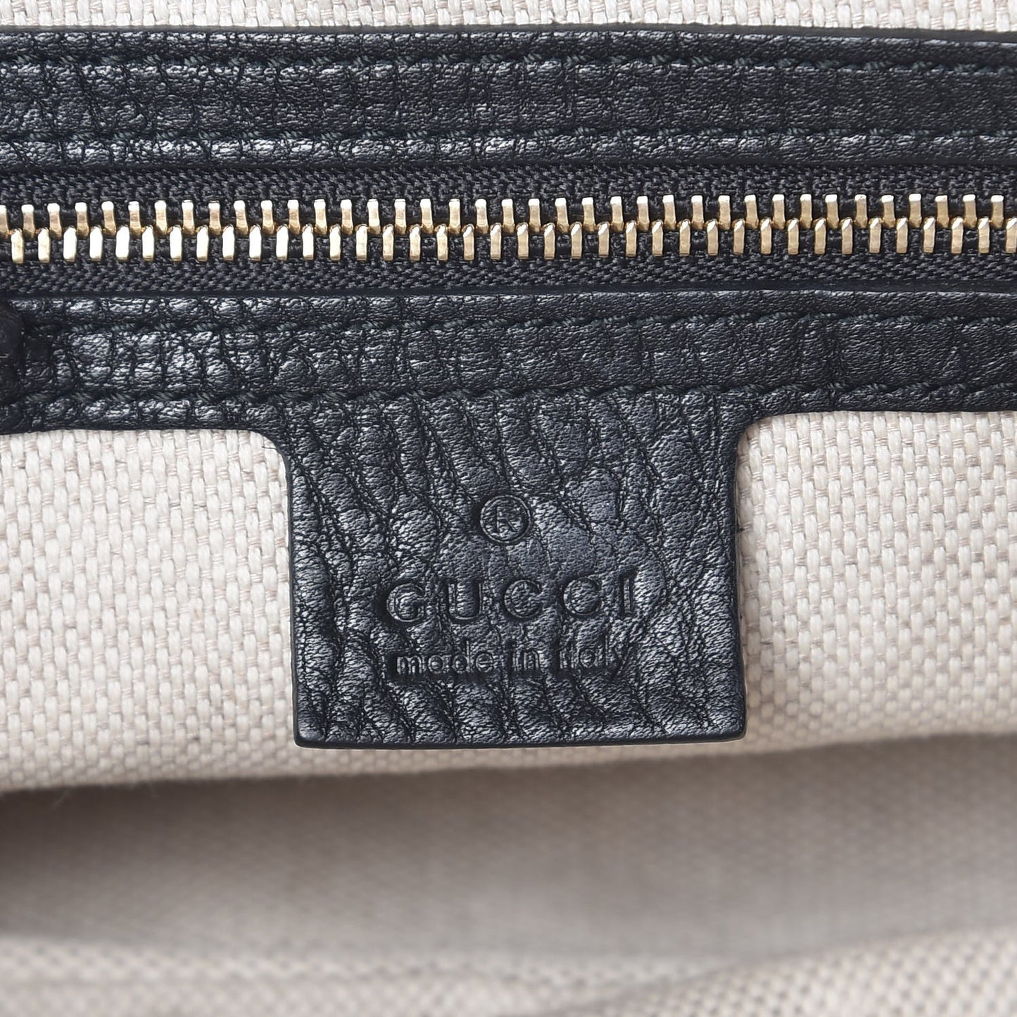 Pebbled Calfskin Small Soho Bowler Black