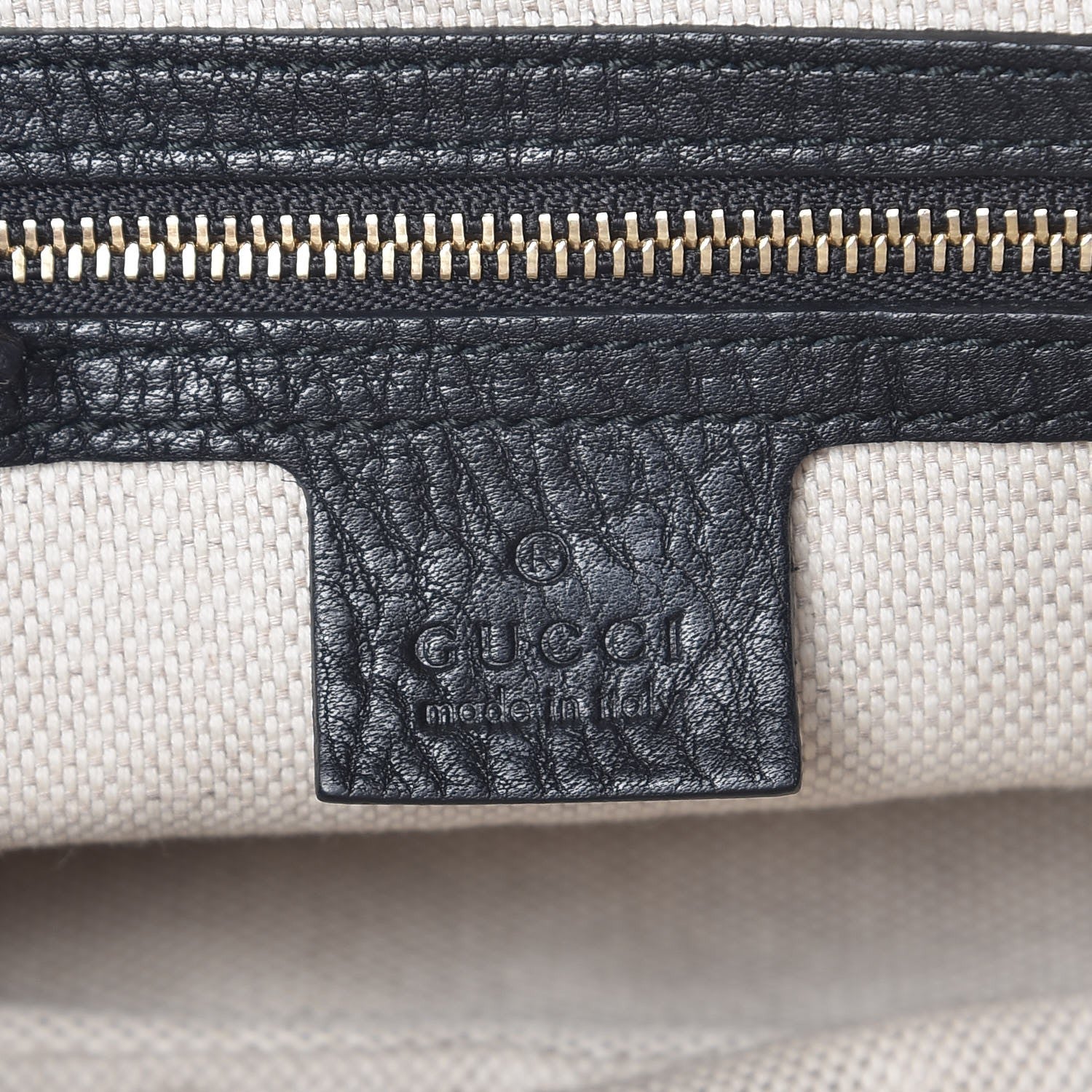 Gucci Pebbled Calfskin Small Soho Bowler Black 6 of 8