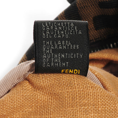 Fendi Zucca Medium Boston Satchel Tobacco 7 of 9