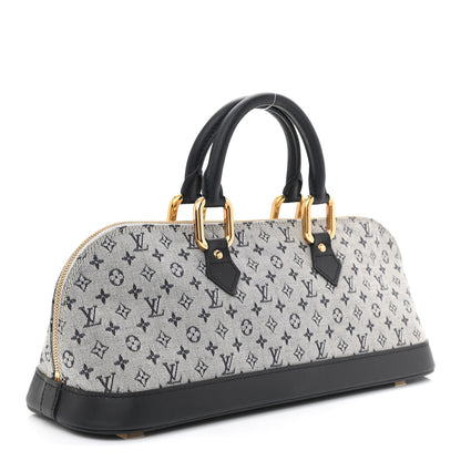 Louis Vuitton Mini Monogram Alma Long Blue 3 of 12