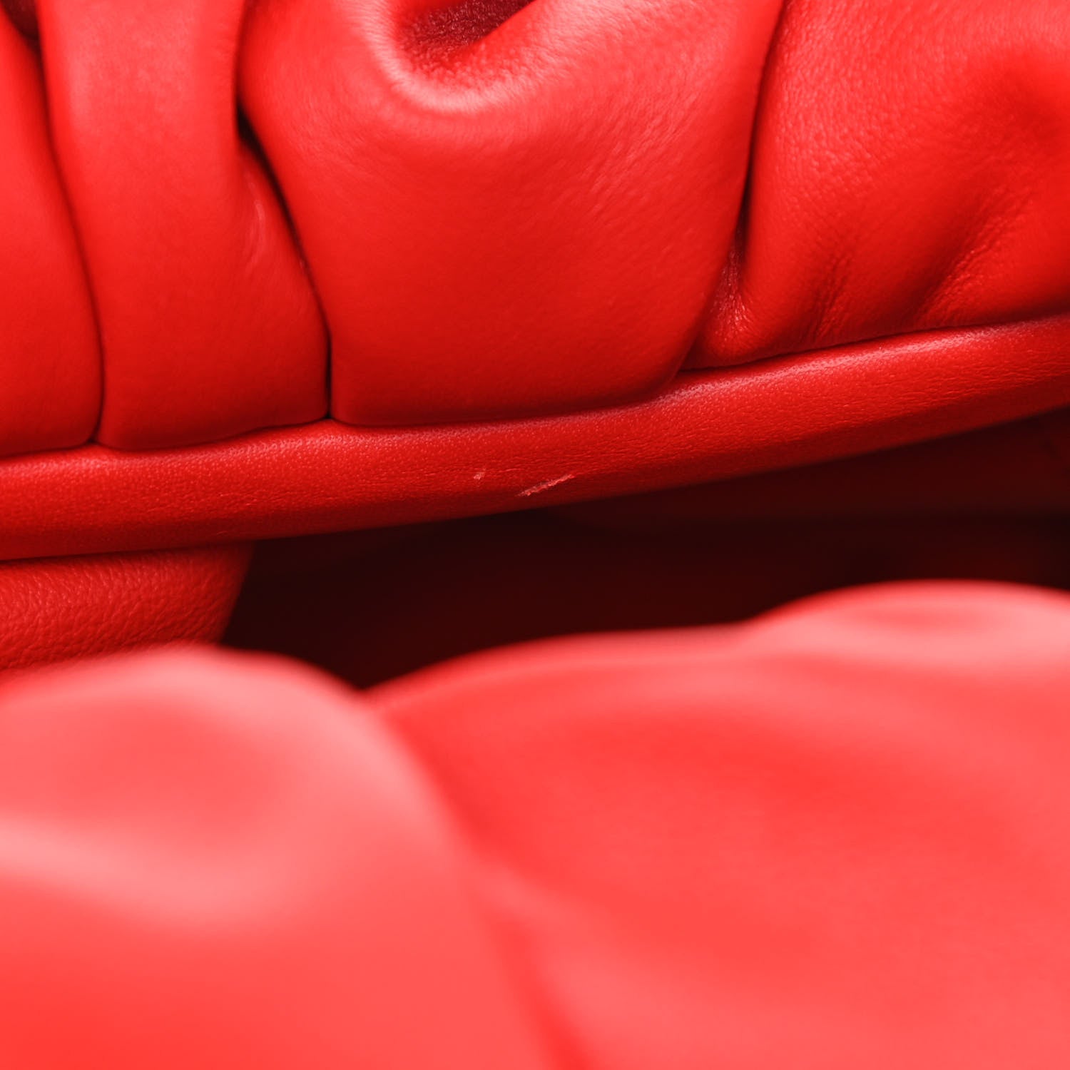 Bottega Veneta Smooth Butter Calfskin Small The Shoulder Pouch Red 11 of 12