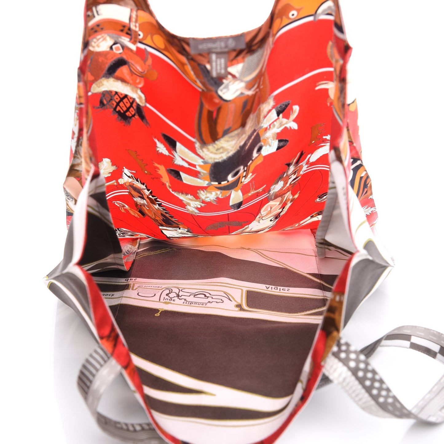 Silk Petit H Kachinas Shopping Bag