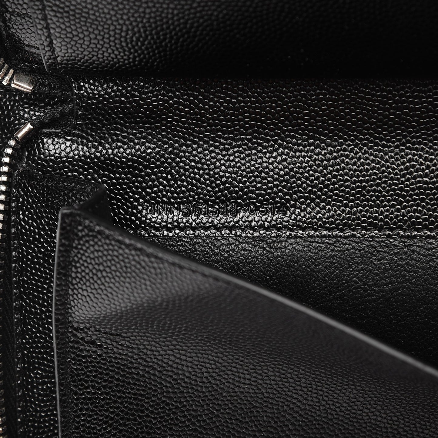 Grain De Poudre Studded Zip Around Wallet Black