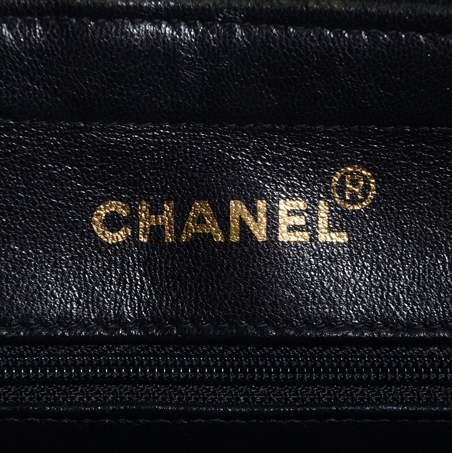Chanel Lambskin Quilted Shoulder Bag Black 7 of 8