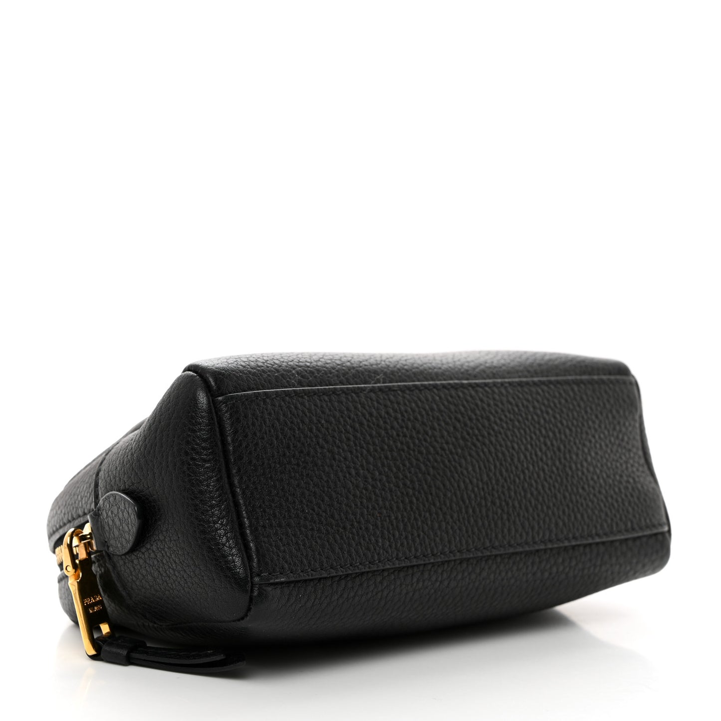Vitello Daino Cosmetic Pouch Black