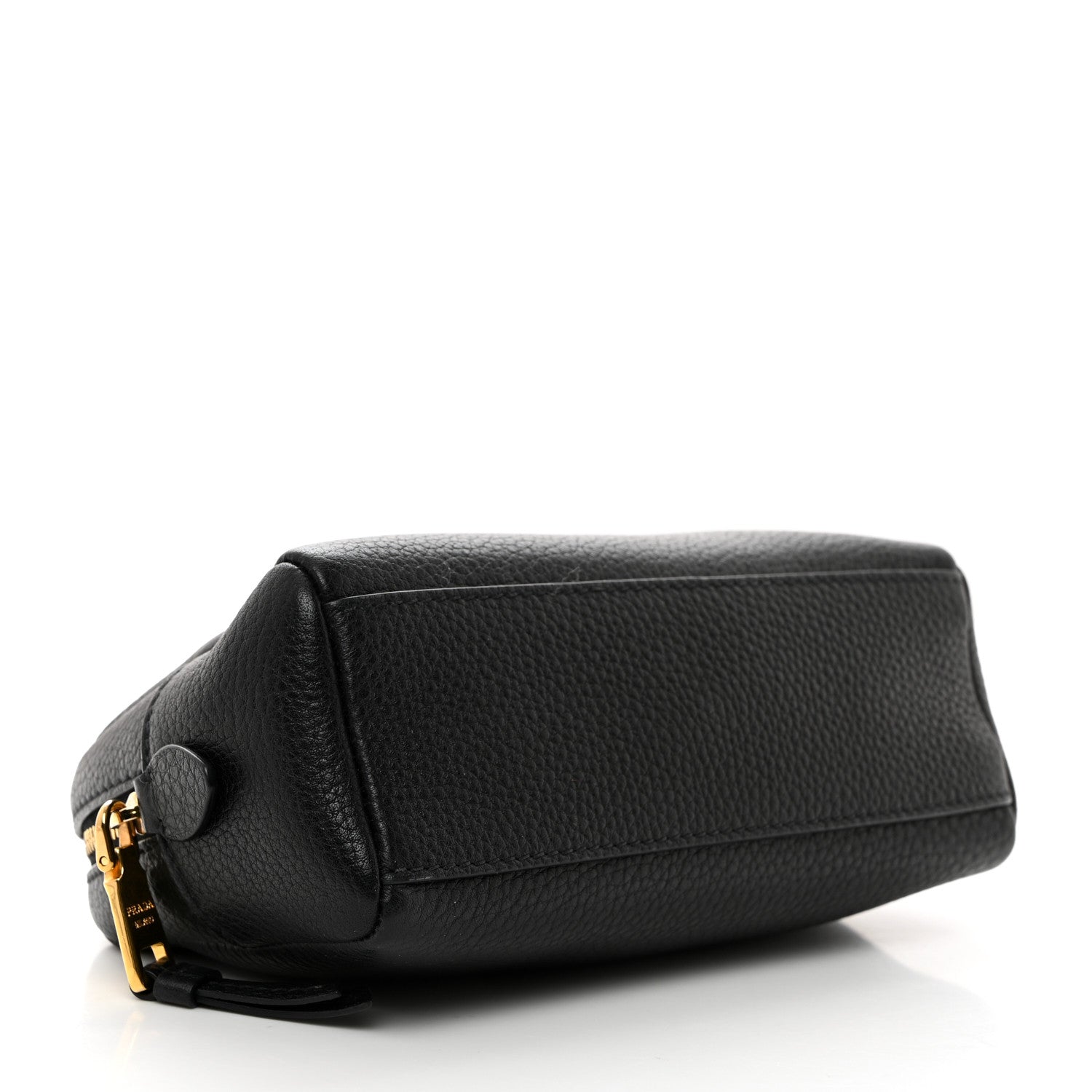 Prada Vitello Daino Cosmetic Pouch Black 4 of 7