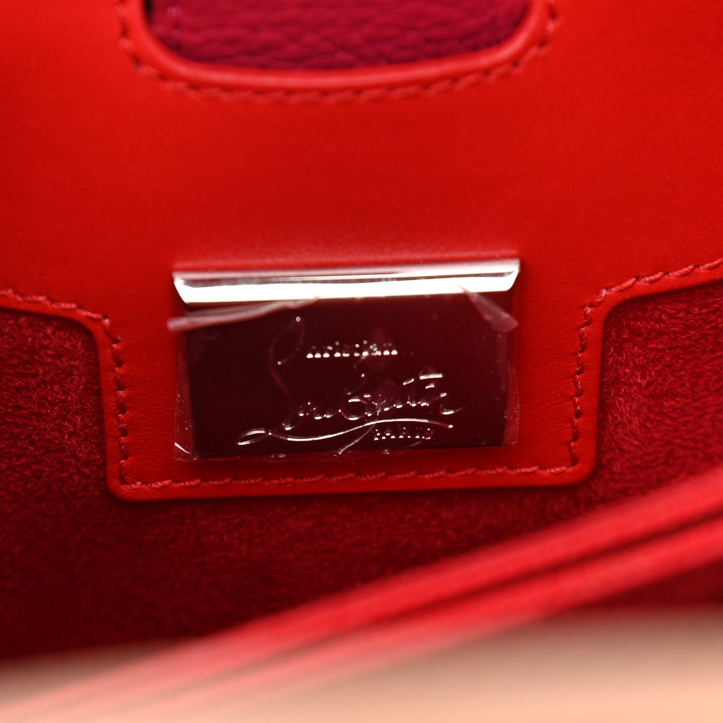Calfskin Empire Patent Studded Medium Paloma Loulou