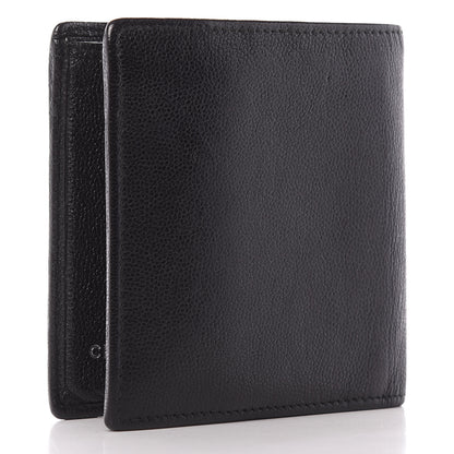 Chanel Caviar CC Button Bi-Fold Wallet Black 2 of 9