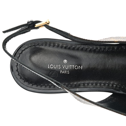 Louis Vuitton Patent Monogram Cherie Slingback Ballerina Flats 36 7 of 9