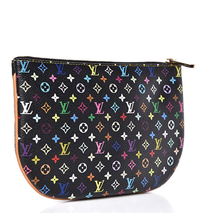 Louis Vuitton Monogram Multicolor Pochette Plate GM Black 3 of 10