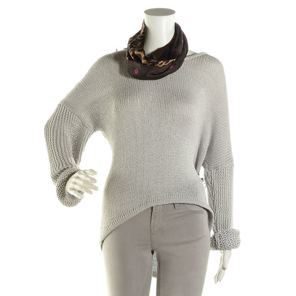 Louis Vuitton Silk Leopard Snood Scarf 2 of 4