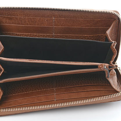 Gucci Guccissima Bamboo Tassel Zip Around Wallet Natural Brown 5 of 12
