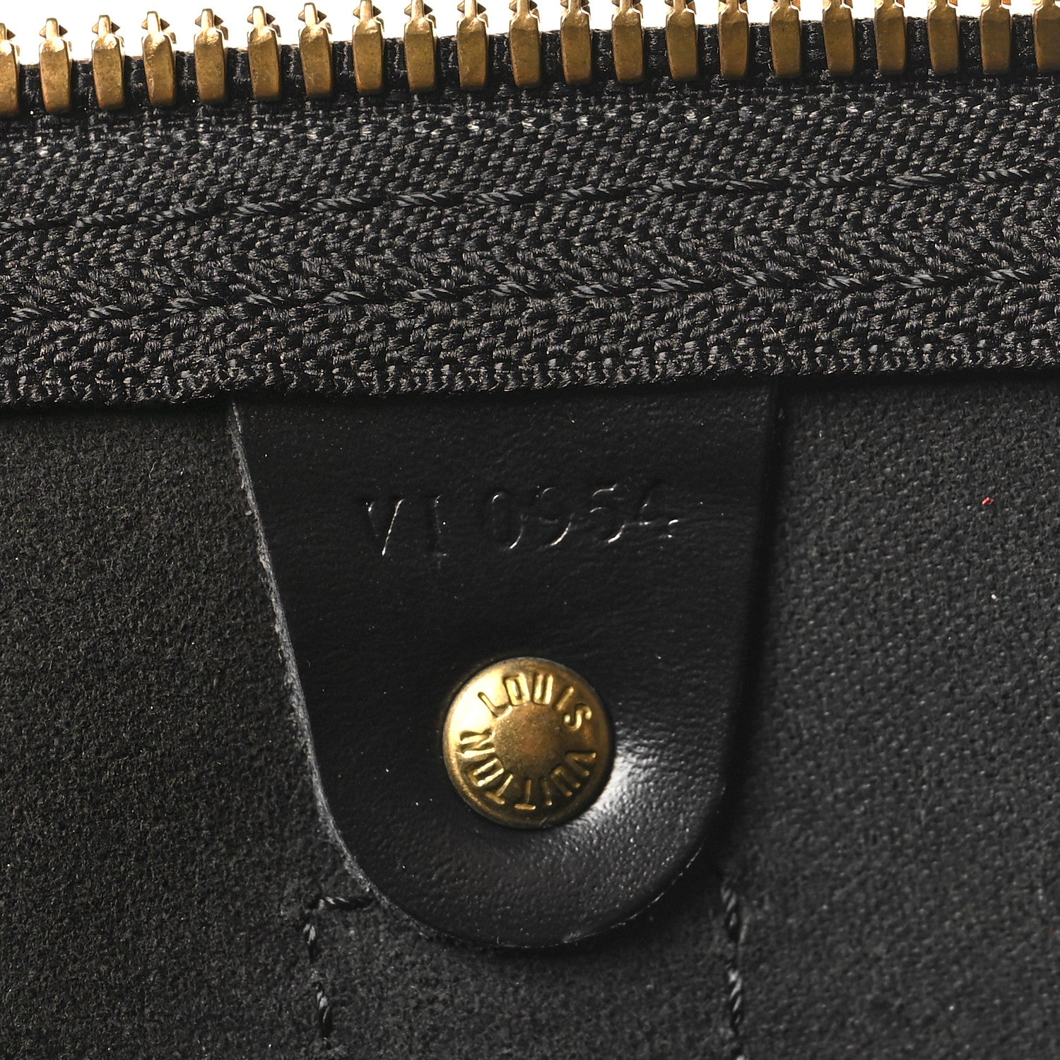 Louis Vuitton Epi Keepall 55 Black 6 of 12